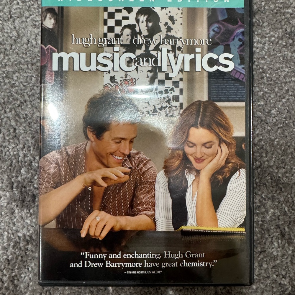 Music and Lyrics DVD